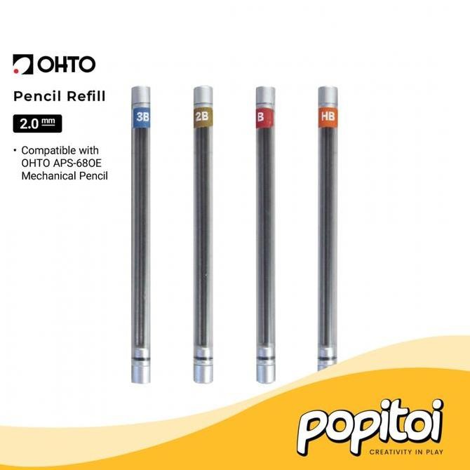 

OHTO Lead Refill 2.0mm Isi Ulang Pensil Mekanik Cetek Refill Original