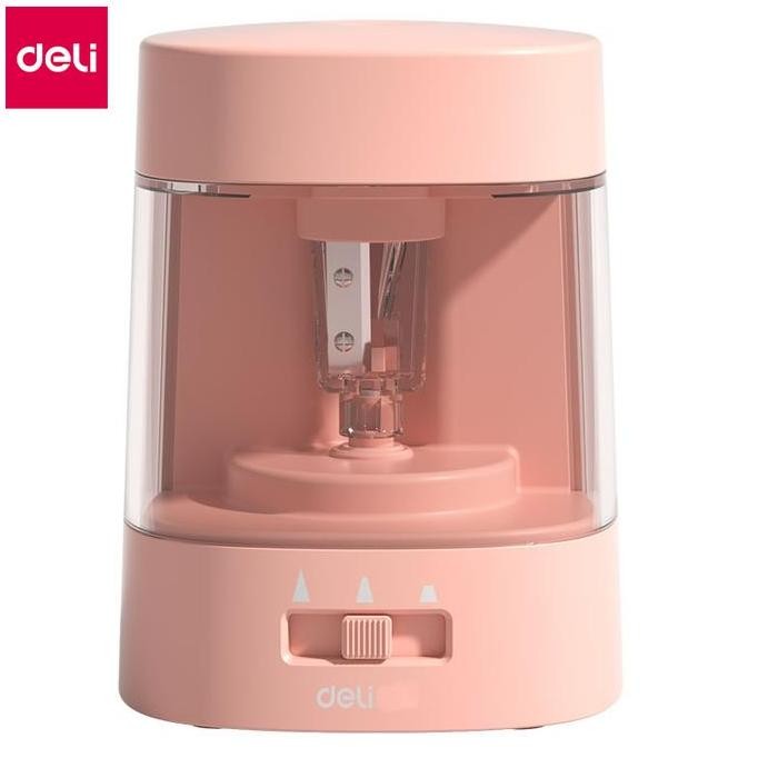 

Deli Rautan Pensil Elektrik Otomatis / Electrical Rotary Sharpener Warna Pastel Va3 Alat Stationery New Stok