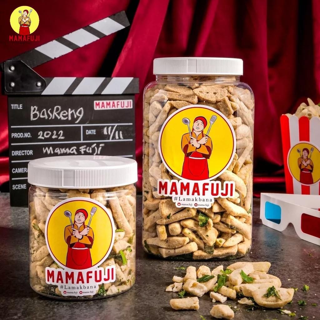 

Rkm Mamafuji - Basreng Pedas Asin Original Pedas Daun Jeruk Balado 250 Gram