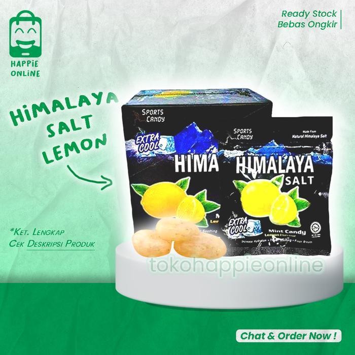 

RKM Himalayan Salt candy /permen segar mint rasa lemon Box -Anti Oksidan