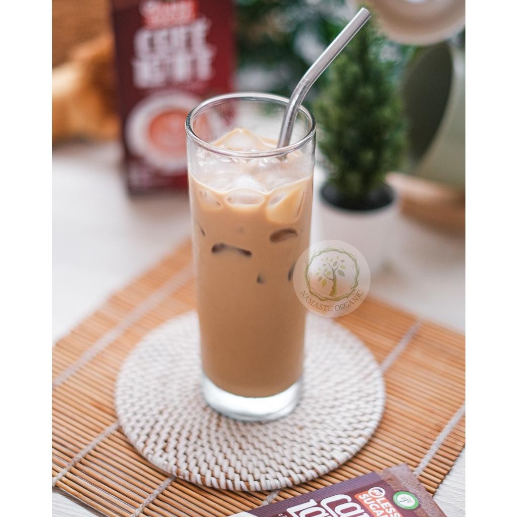 

Rkm Less Sugar Cafe Latte Box - Coffee Blend Premix Isi 10 Sachet