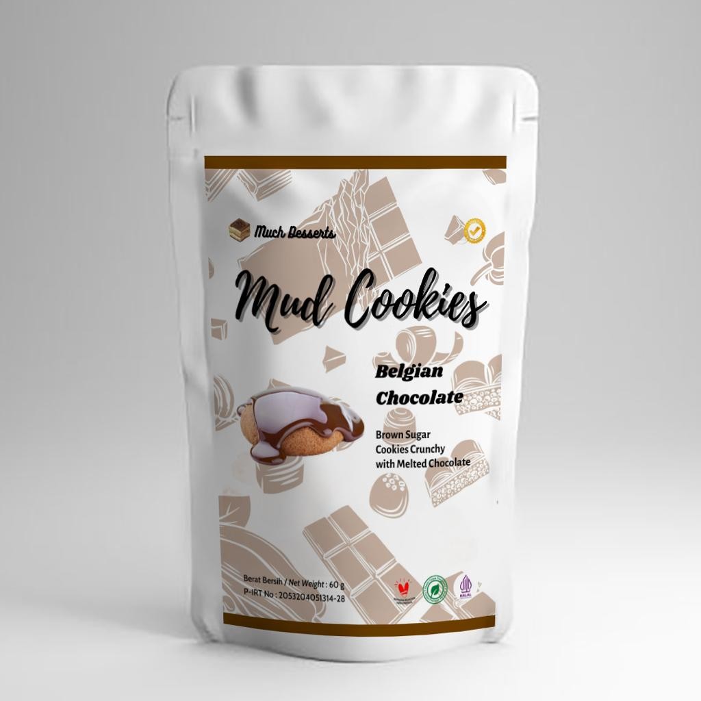 

Rkm Much Desserts Melted Mud Cookies Ukuran Kecil Mini