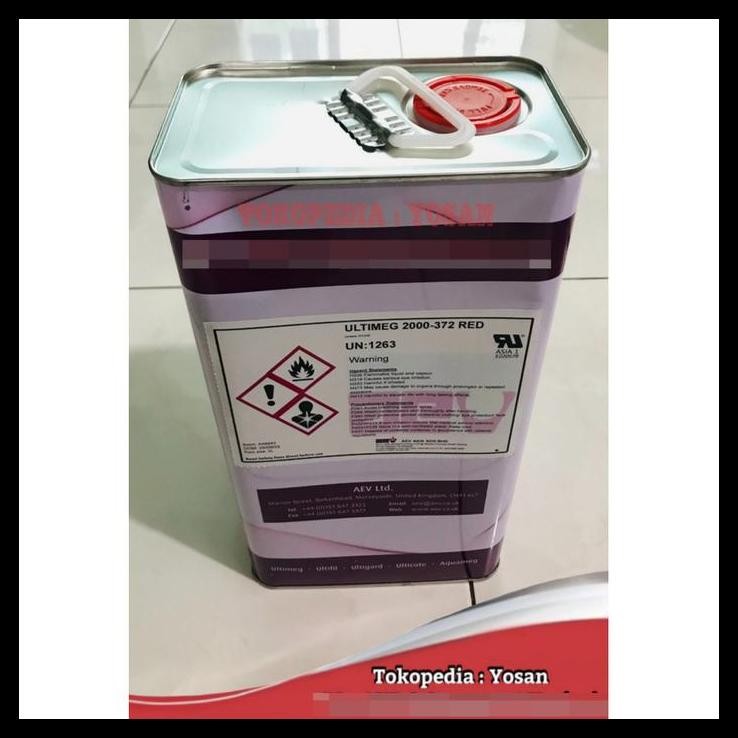 TERMURAH VARNISH SIRLAK LEM AEV ULTIMEG 2000-372 RED 