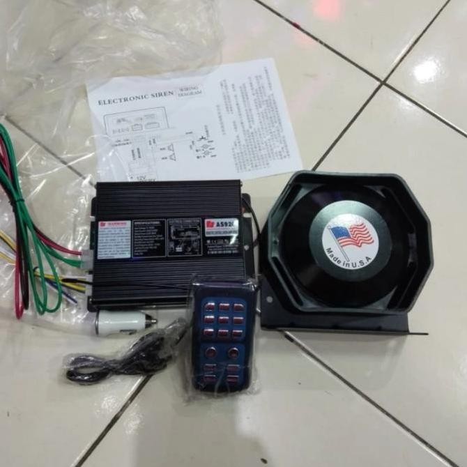 Lampu Atap Mobil Rotator Polisi Strobo Polisi Include Toa Sirine biru
