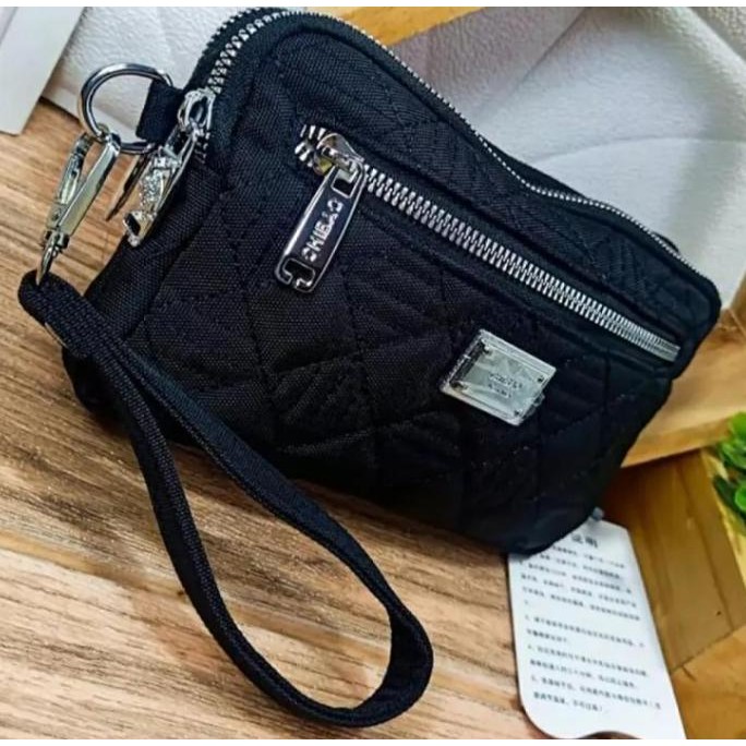 Tas Selempang Dompet Wanita Chibao Import 993-22 Dua Fungsi Kanvas