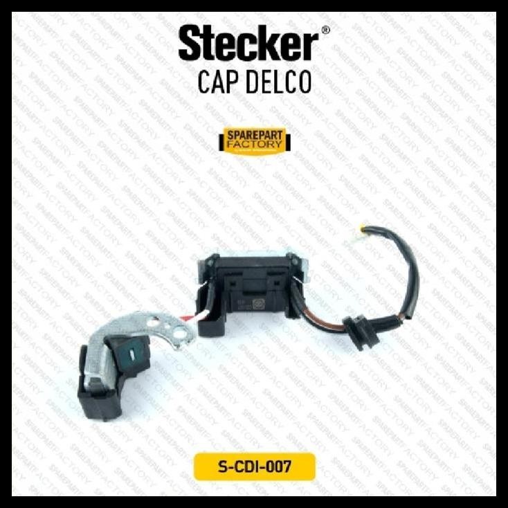 TERBARU CDI DELCO KARIMUN 12V 2 PIN 99-06 MERK STECKER 