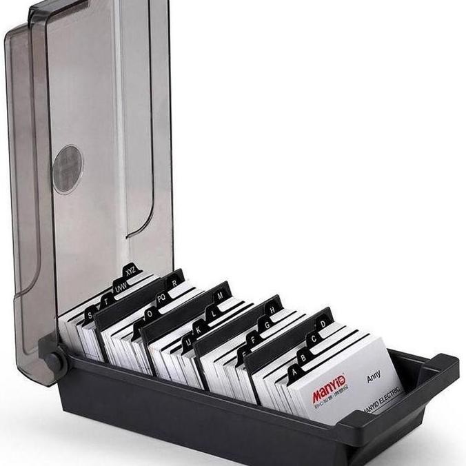 

500 Kartu Tempat Kartu Nama / Name Card Case / Kotak Kartu Nama Kapasitas Besar / Pengatur Kartu Nama New Stok
