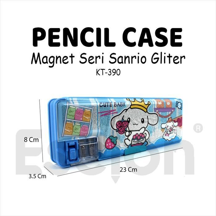 

EMS Kotak Pensil Magnet + Serutan /Tempat Pensil Karakter Boneka