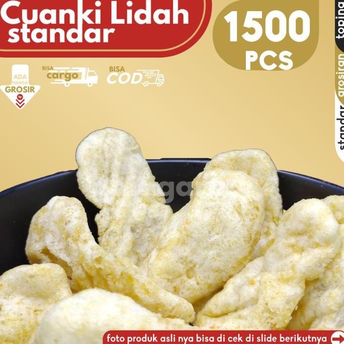 

KHUSUS GROSIRAN - LIDAH cuanki isi 1500pcs Toping Baso Aci, Seblak