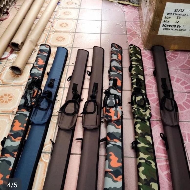 Premium Tas Pancing Pedang Joran & Reel Praktis 120 Cm Army