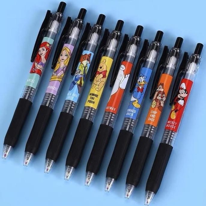 

Zebra Sarasa Disney Characters Princess Ariel Rapunzel Gel Ink Pen 0.5Mm Pulpen Limited Edition New Stok