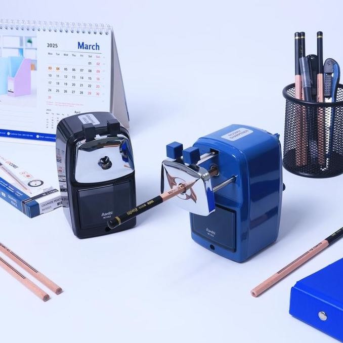 

Bantex Rautan Pensil Serutan Putar / Rotary Sharpener Bahan Metal 5 Tingkat Ketajaman Be1003 Blue Black New Stok