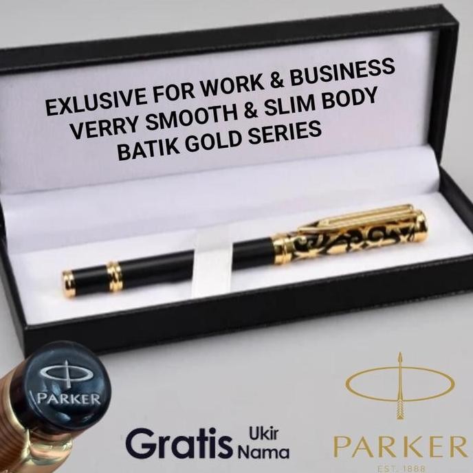 

Ballpoint Mewah Roller Ball Parker Gratis Grafir Nama Dan Box Exlusive Pulpen Stationery New Stok