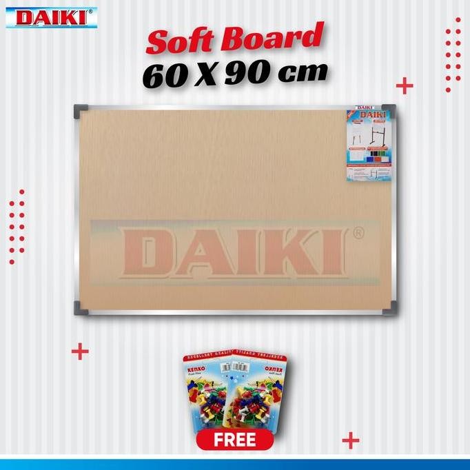 

Softboard / Papan Mading Classic Daiki Uk 60X90 Cm New Stok