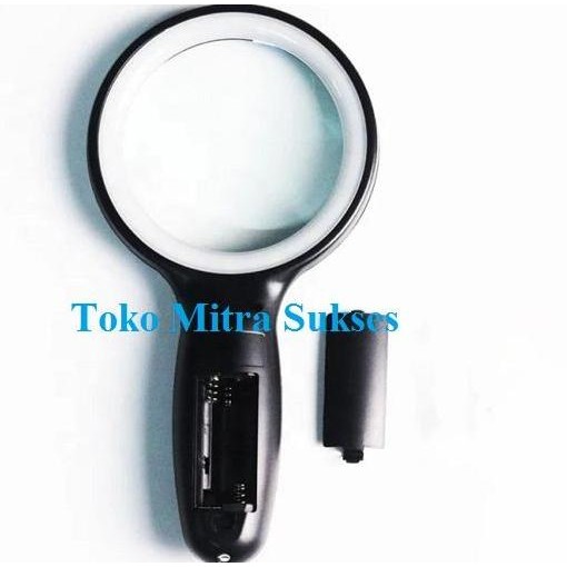 

Kaca Pembesar 10X Lampu Led 18 Magnifying Glass New Stok