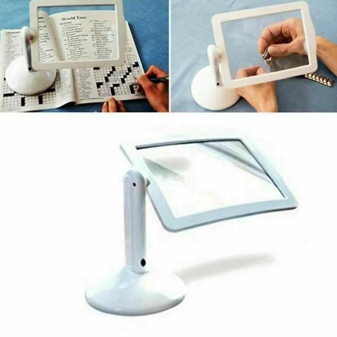 

Kaca Pembesar Baca Rotasi 360 Derajat Kaca Pembesar Lampu Led Kaca Pembesar Standing New Stok