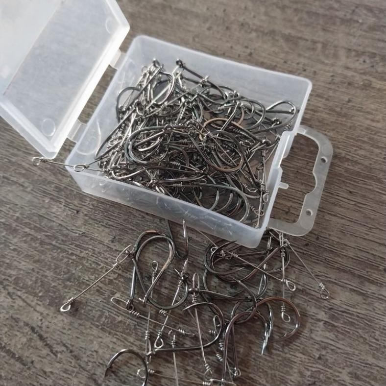 Premium 100 Pcs Kail Galatama Bamboo Runcing Panjang Neklin 2Cm  Kail Pancing Galatama Chinu 1053