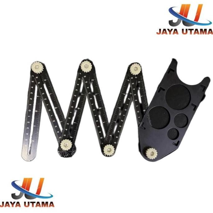 

Penggaris Keramik Lipat 6 Sudut/Penggaris Ubin Alat Ukur Tukang New Stok