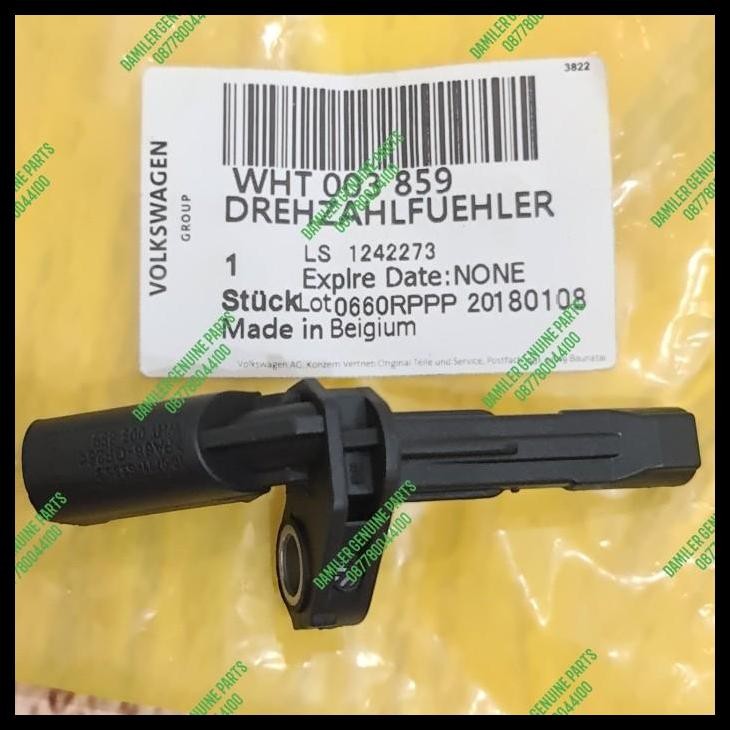 DISKON SPEED SENSOR ABS BELAKANG KIRI VW GOLF POLO TIGUAN SCIROCCO TOURAN ORI