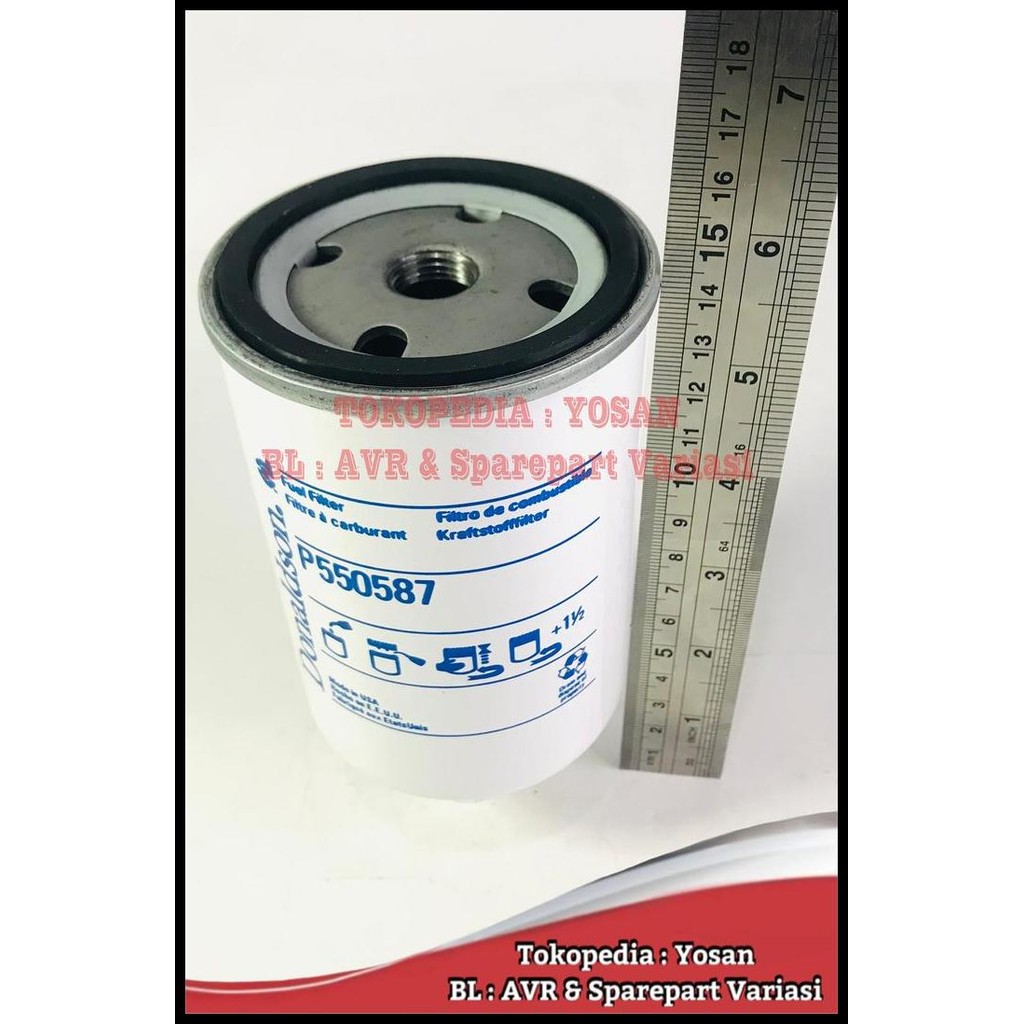 TERBARU FUEL FILTER / FILTER SOLAR DONALDSON P550587 