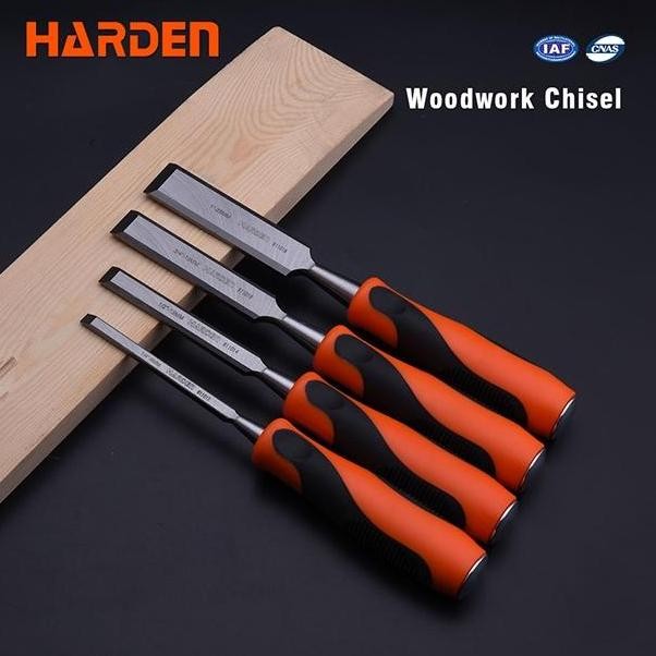 

Durable Woodwork Wood Chisel Set Isi 4Pcs / Alat Pahat Set Harden