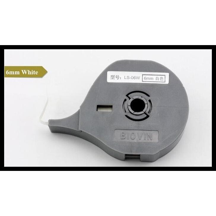 

GRATIS ONGKIR LABEL MESIN PRINTING MARKER TUBE LS-06W PUTIH BIOVIN !!!!!!