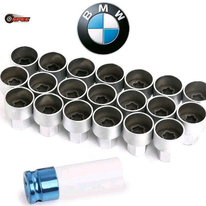 NEW [termurah] kunci adaptor buka pasang baut safety roda BMW
