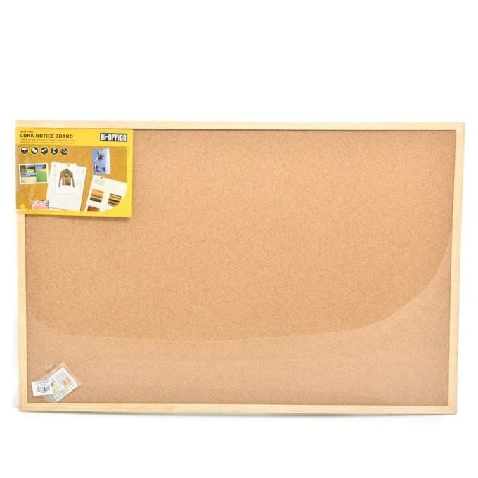 

TERBARU - Bi-Silque Cork Board Papan Buletin 90x60 Cm