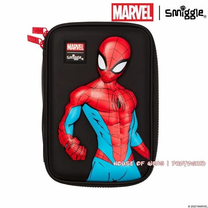 

Smiggle Marvel Hardtop Pencil Case - Tempat Pensil Smiggle Original New Stok