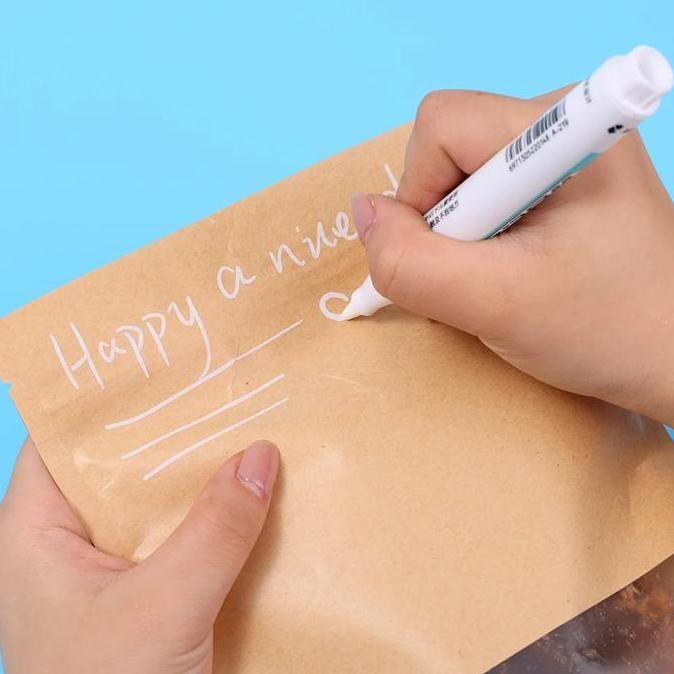 

Spidol Permanen Anti Air Putih Waterproof Quick Dry Oily Marker 10 Pcs New Stok