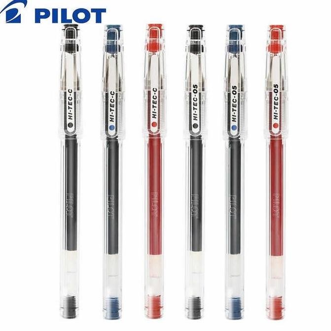 

Lusinan Pulpen Pilot Hitec 0,25/0,3/0,4/0,5 Original Hitam Stainless New Stok