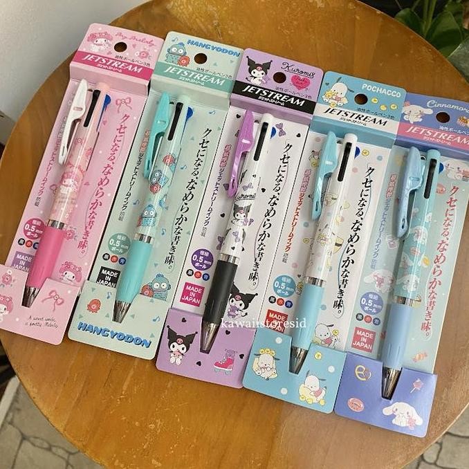 

Pen Pulpen Jetstream Alat Tulis Sanrio Jepang Karakter Hello Kitty Cinnamorrol Melody Kuromi Pochacho New Stok