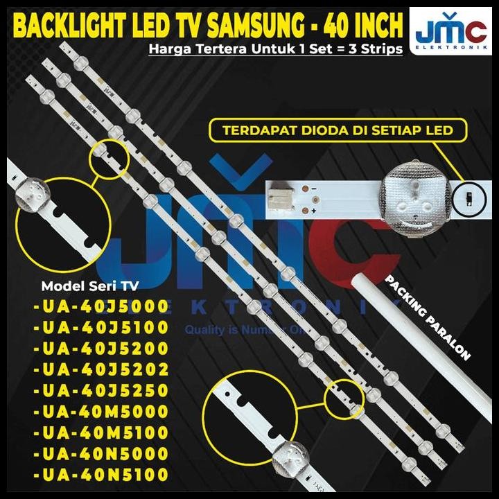 Terlaris BACKLIGHT TV 40 Inch For Samsung UA40J5000 UA40J5100 UA40J5200 UA40J5202 UA40J5250DK UA40N5