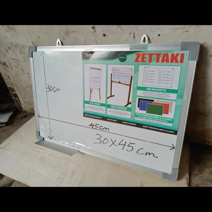 

Papan Tulis Whiteboard Non Magnet Gantung Single Face 90X180Cm New Stok