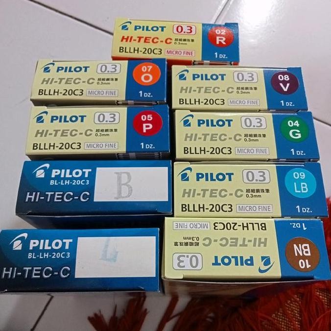 

Pulpen Hitec C 0.3 Pilot 1 Pack ( 1 Lusin) Stationery New Stok