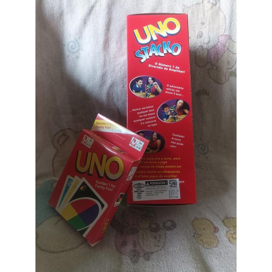 Paket Uno Stacko + Kartu Uno / Paket Uno Balok + Kartu Uno WS