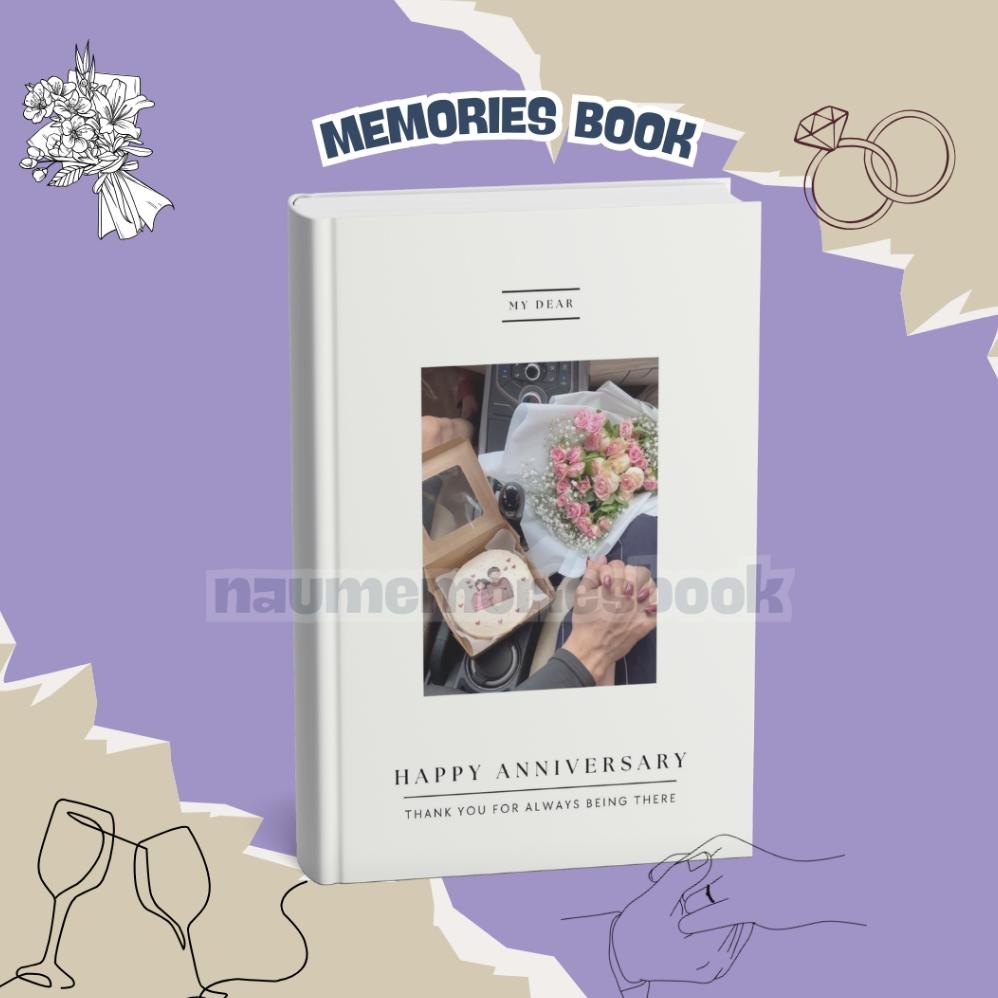 Memories Book Tema Anniversary Hampers Kado Custom | Gift Anniversary DiM