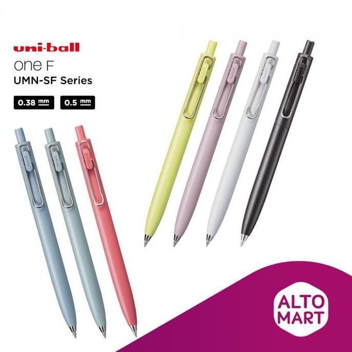 

Uniball One F Feel Series 0.38 0.5 Mm Gel Pen Pulpen Uni Ball Bolpoin New Stok