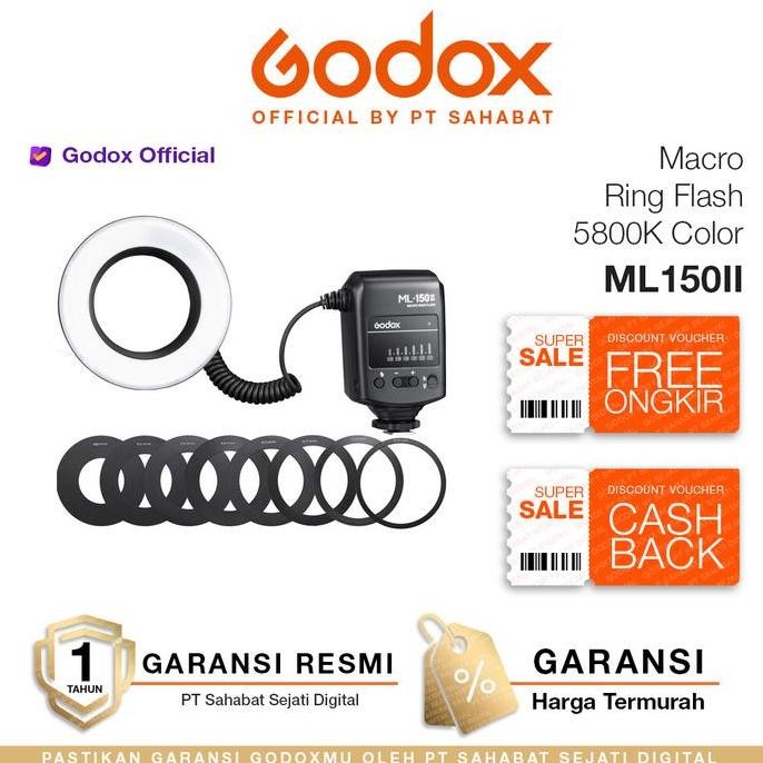 NEW Godox ML-150 II Macro Ring Flash