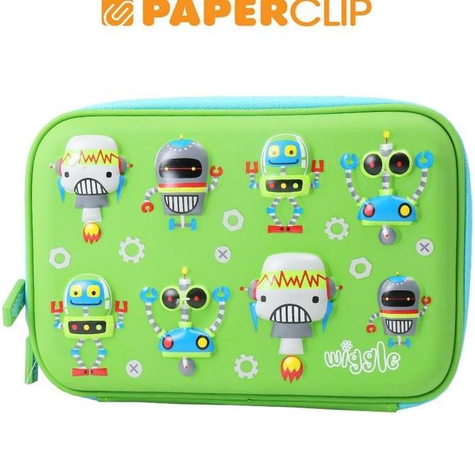 

Pen Case / Tempat Pensil Wiggle Hard Case Double Zipper 802Green02.Wg New Stok