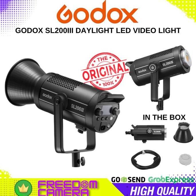 TERLARIS - GODOX SL200III DAYLIGHT LED VIDEO LIGHT SL200 III SL-200III SL-200 III