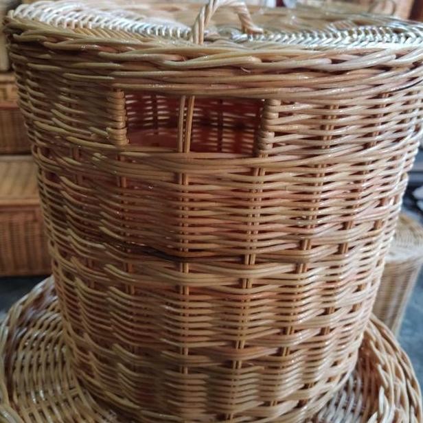 Tempat Keranjang Sampah Rotan