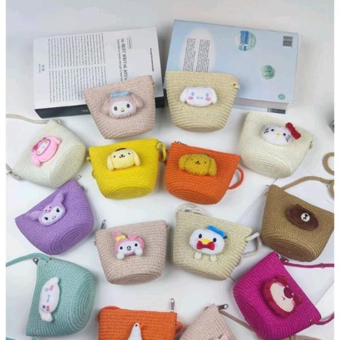 Tas Selempang Rajut Anak Perempuan