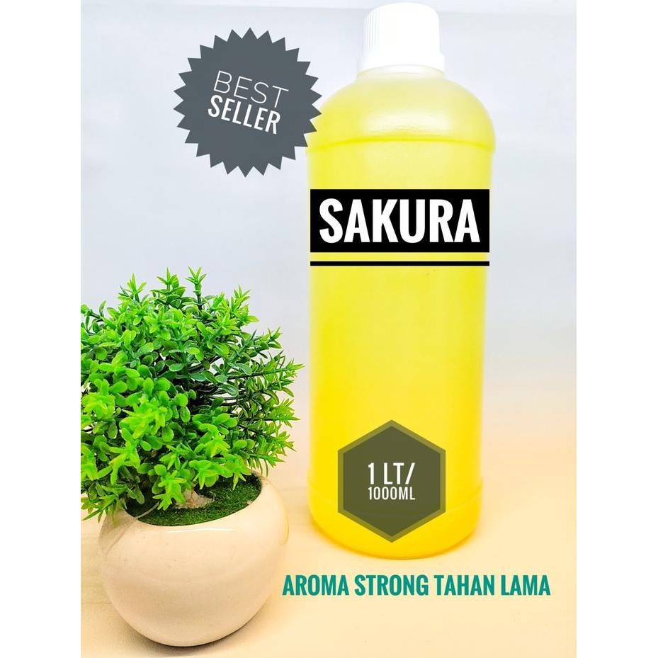 Bibit Parfum Laundry Sakura Plus Fixative Original Dan Terpercaya