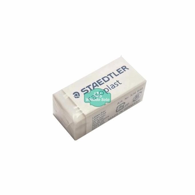 

Penghapus Staedtler Kecil Setip Eraser Putih Rasoplast 526 B40 Isi 40 New Stok