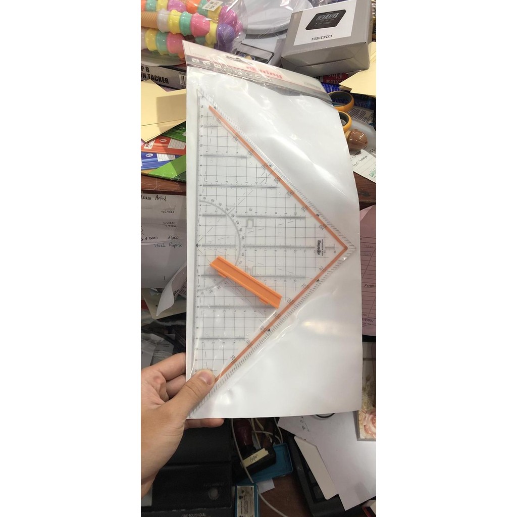 

TERBARU - Penggaris segitiga pegangan rotring