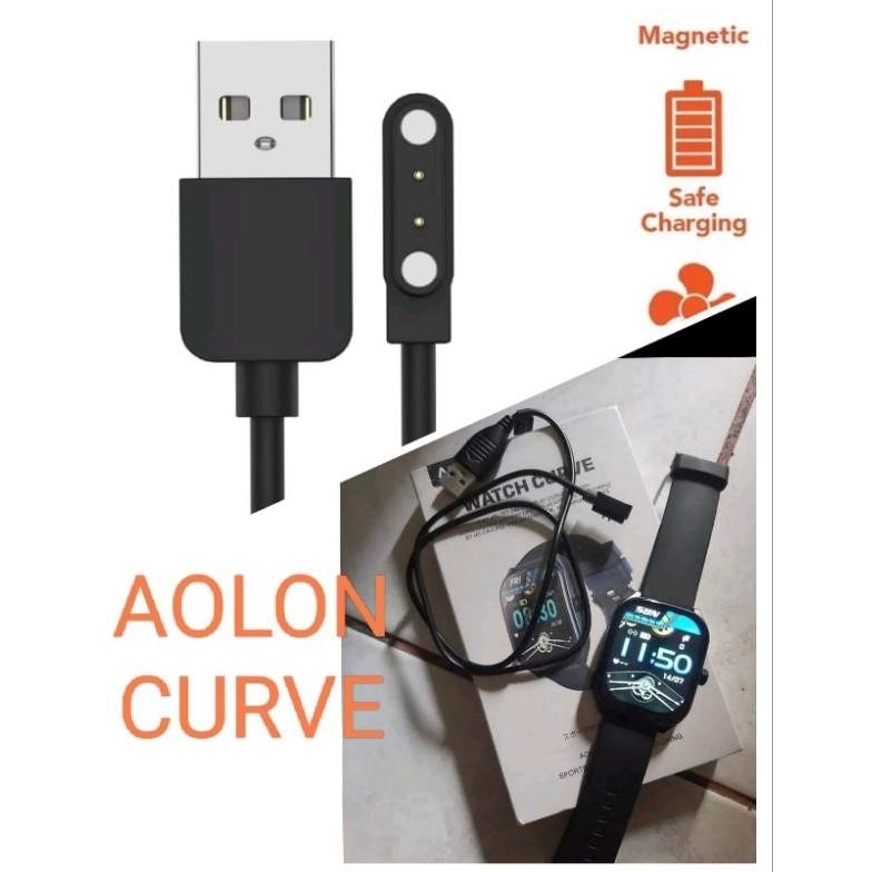 Aolon Curve Smart Watch Kabel Charger Smartwatch Aolon Watch GT5 Pro Tetra S2 Foom S2 Tetra R2 Curve
