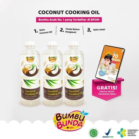 

[Kecil Minyak Kelapa Bumbu Bunda Mpasi Plum & Blum Coconut Cooking Oil Minyak Mpasi Bb Booster 500 Gram Evoo An-45