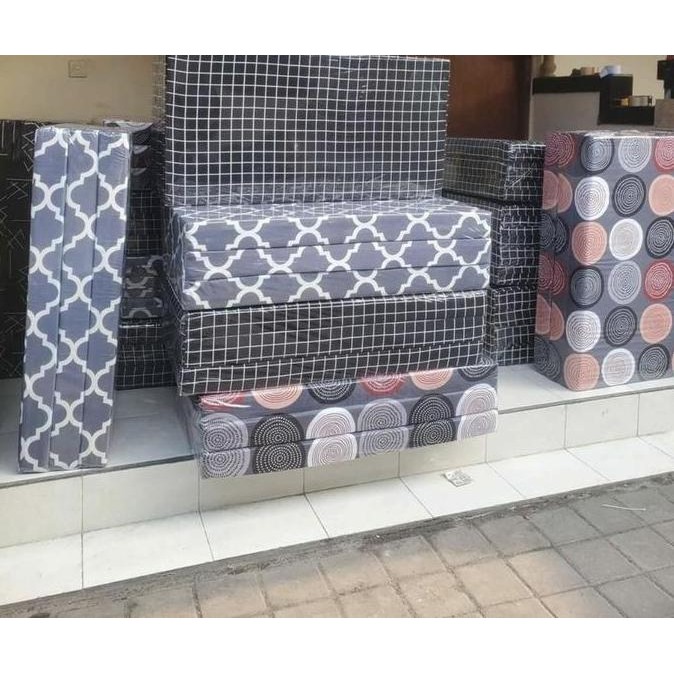 Kasur Lipat 3In1 Tebal 10Cm Multifungsi Sofa Bed Busa Dacron Lembaran Termurah
