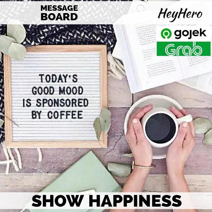 

Heyhero Felt Letter Board 10' / Diy Letter Board / Changeable Board New Stok